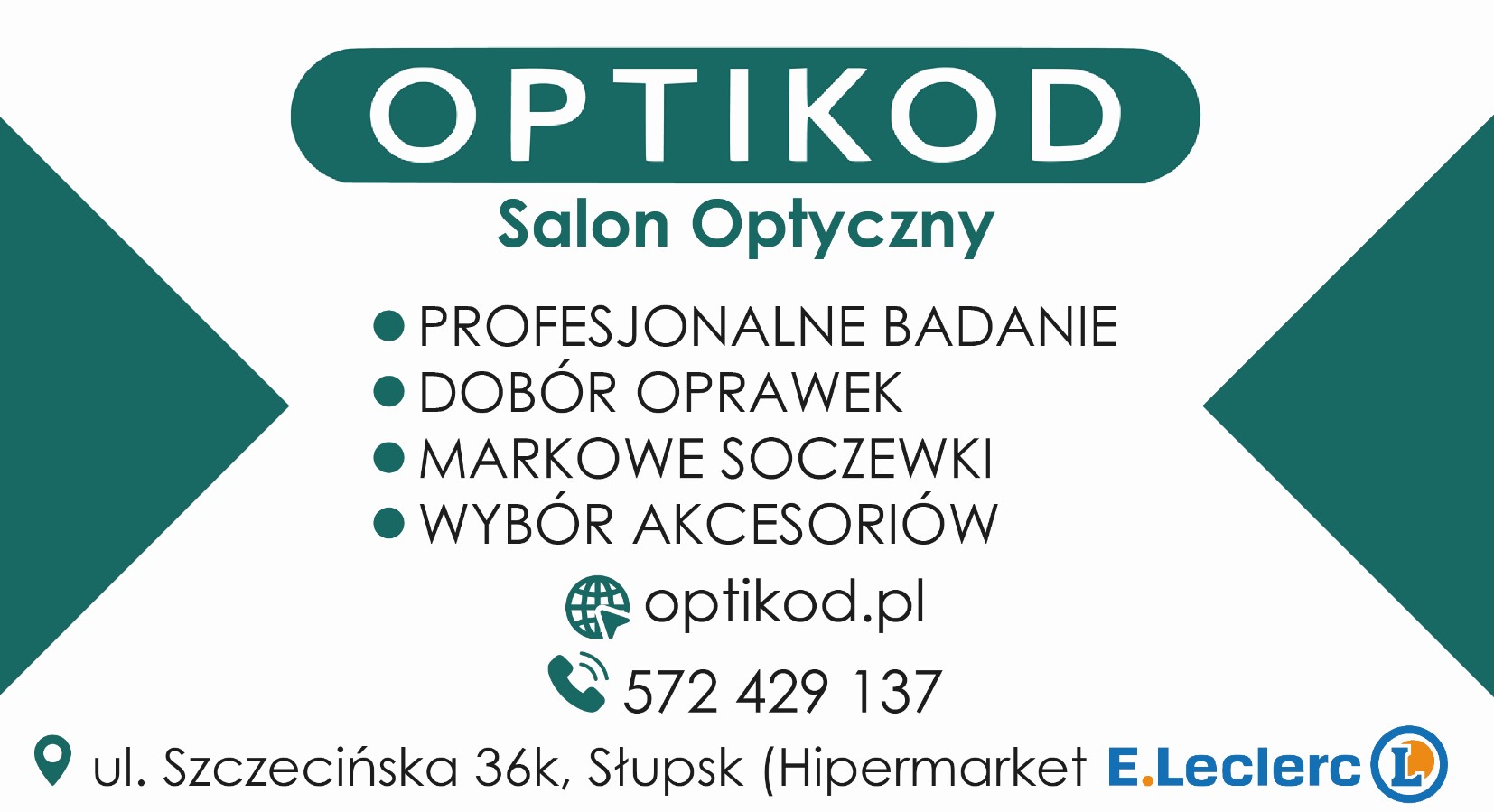 OPTIKOD Salon Optyczny - badanie wzroku SŁUPSK badanie wzroku SŁUPSK